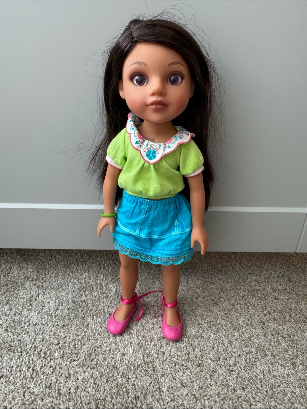 Playmates Hearts For Hearts Doll Consuelo From Mexico Retired 14 Inches
